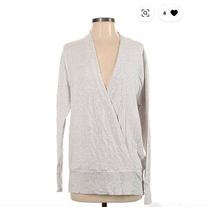 Excellent condition - Athleta Women's Purana V Neck Wrap Sweatshirt